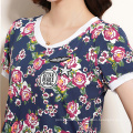 Frauen-Druck-kundenspezifisches Entwurfs-T-Shirt der Sommer-neuen Art-Frauen
